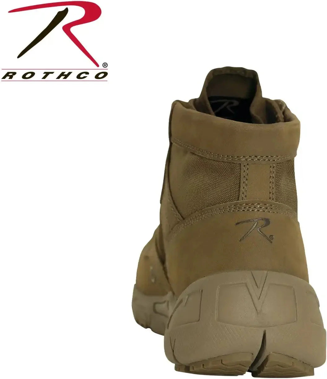 Rothco V-max Lightweight Tactical Boot - Ar 670-1 Coyote Brown - 6 Inch - 8