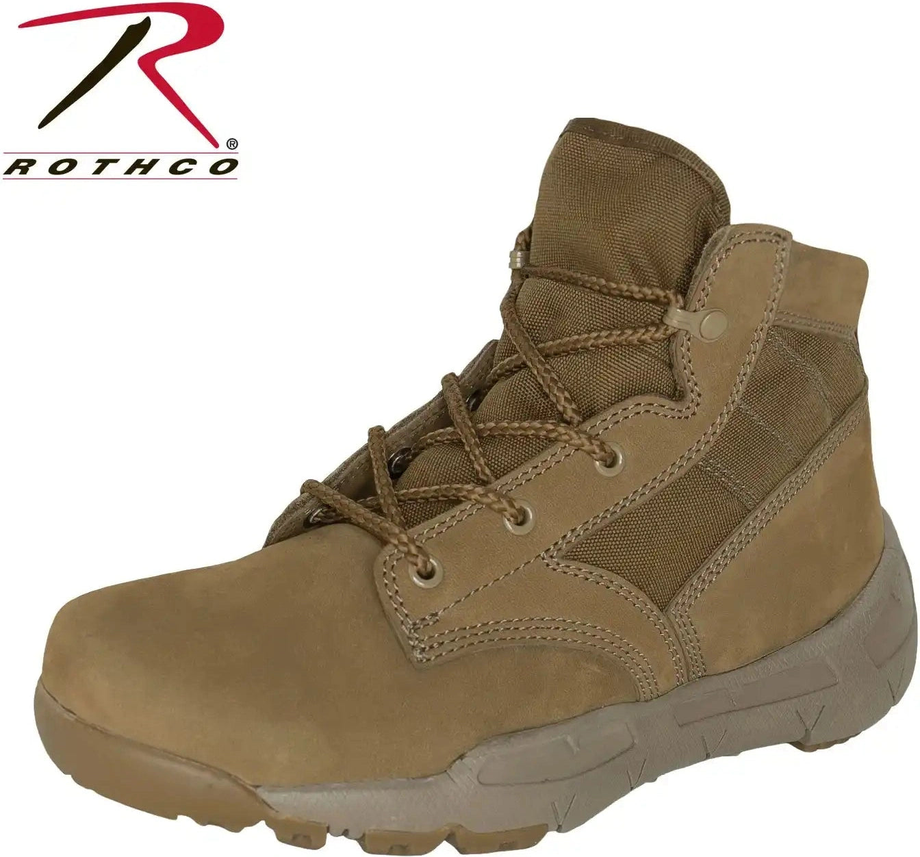 Rothco V-max Lightweight Tactical Boot - Ar 670-1 Coyote Brown - 6 Inch - 8