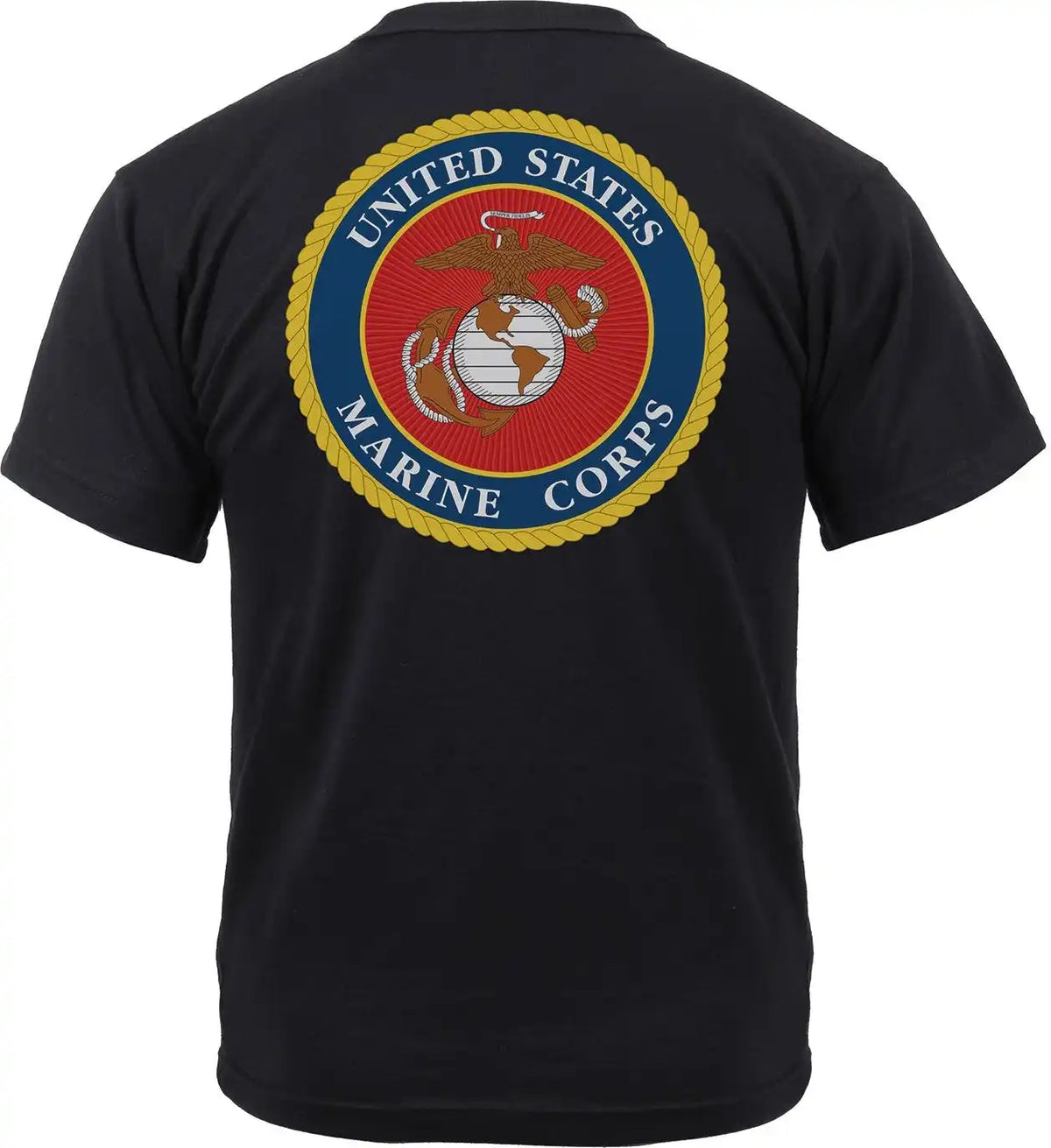 Rothco Veteran t Shirt Marines Navy and Air Force Black / s