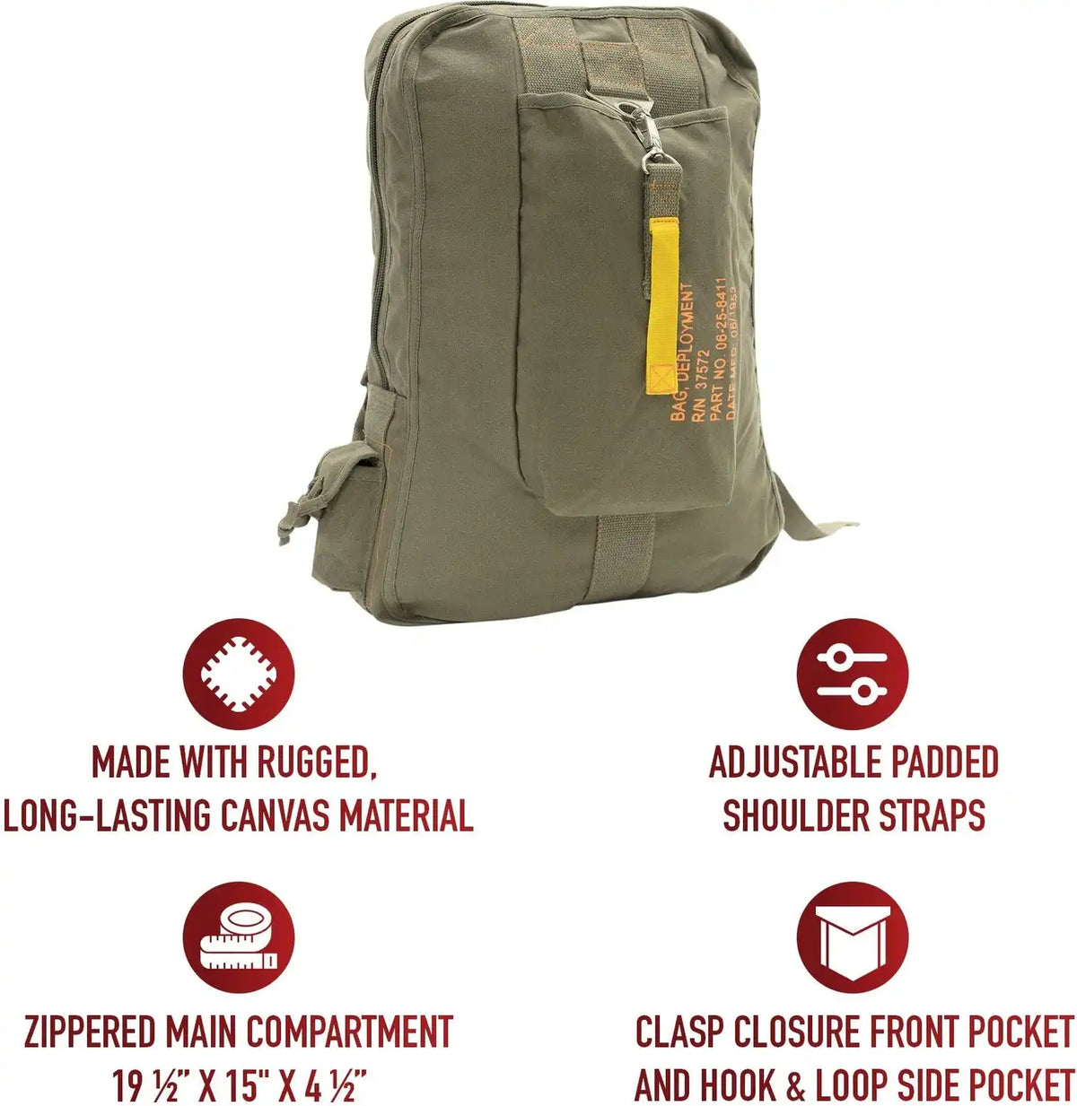 Rothco Vintage Canvas Flight Bag