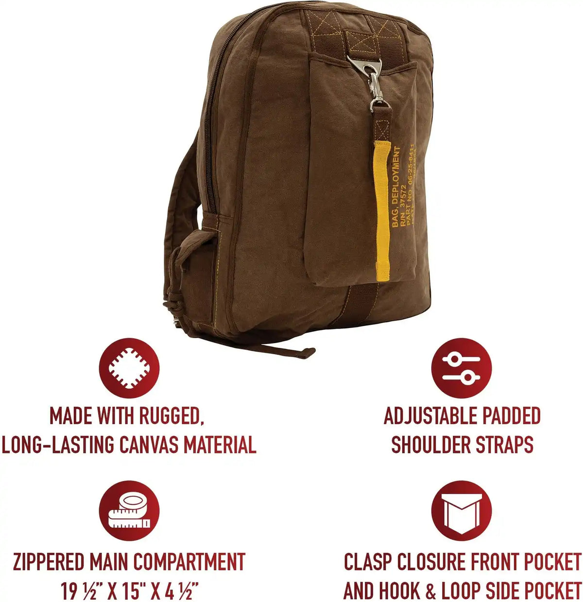 Rothco Vintage Canvas Flight Bag