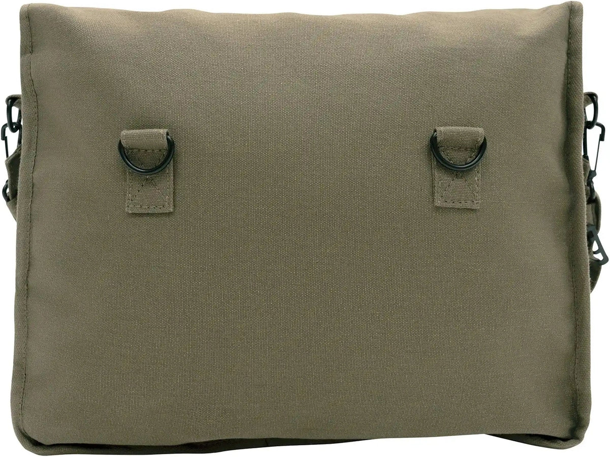 Rothco Vintage Canvas Shoulder Bag with Red Star Olive Drab