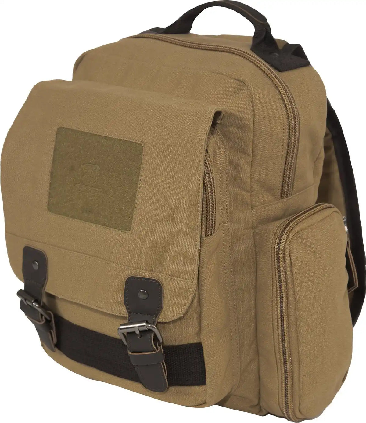 Rothco Vintage Canvas Sling Backpack Coyote Brown