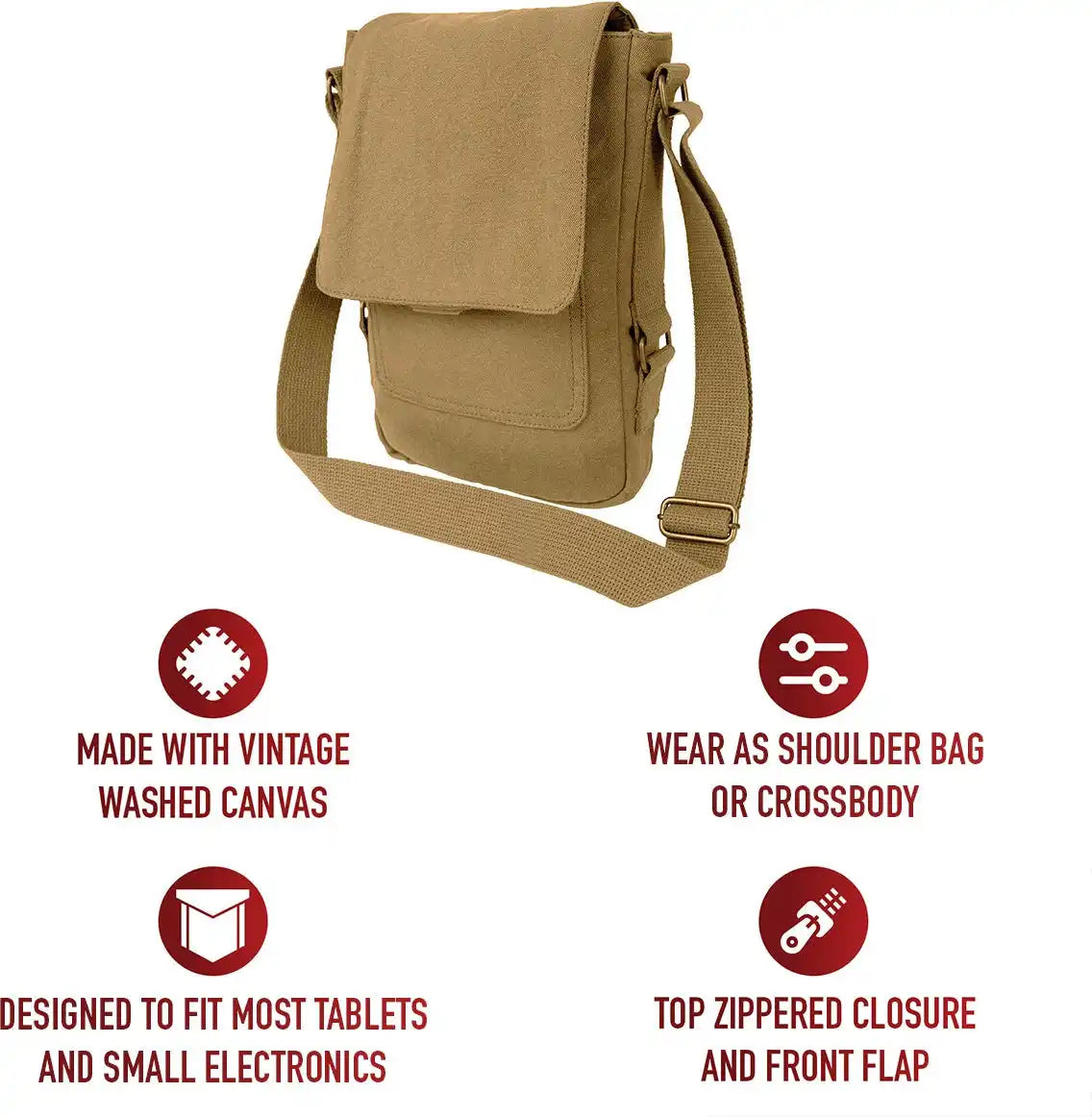 Rothco Vintage Canvas Tech Bag