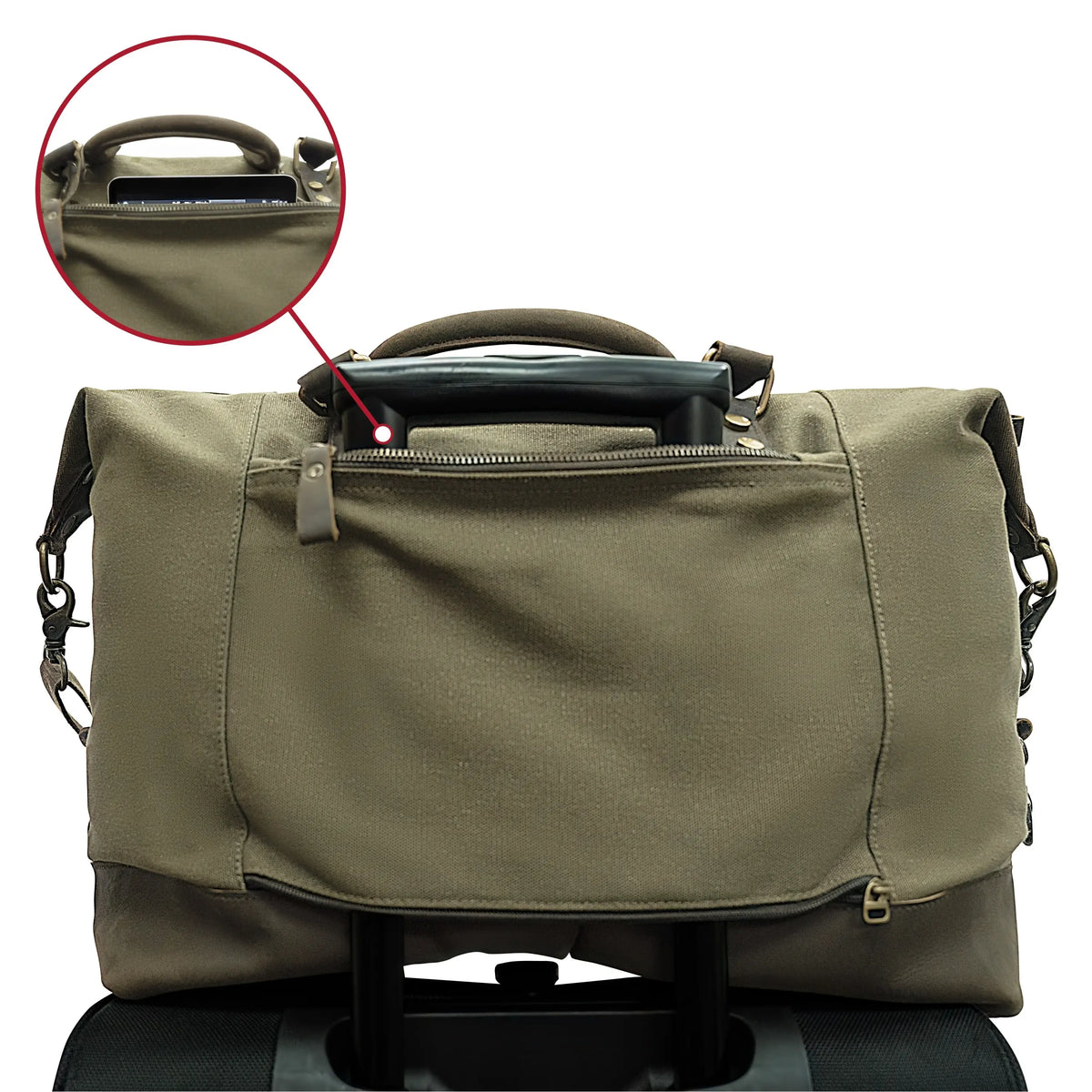 Rothco Vintage Carry-on Travel Bag - Olive Drab