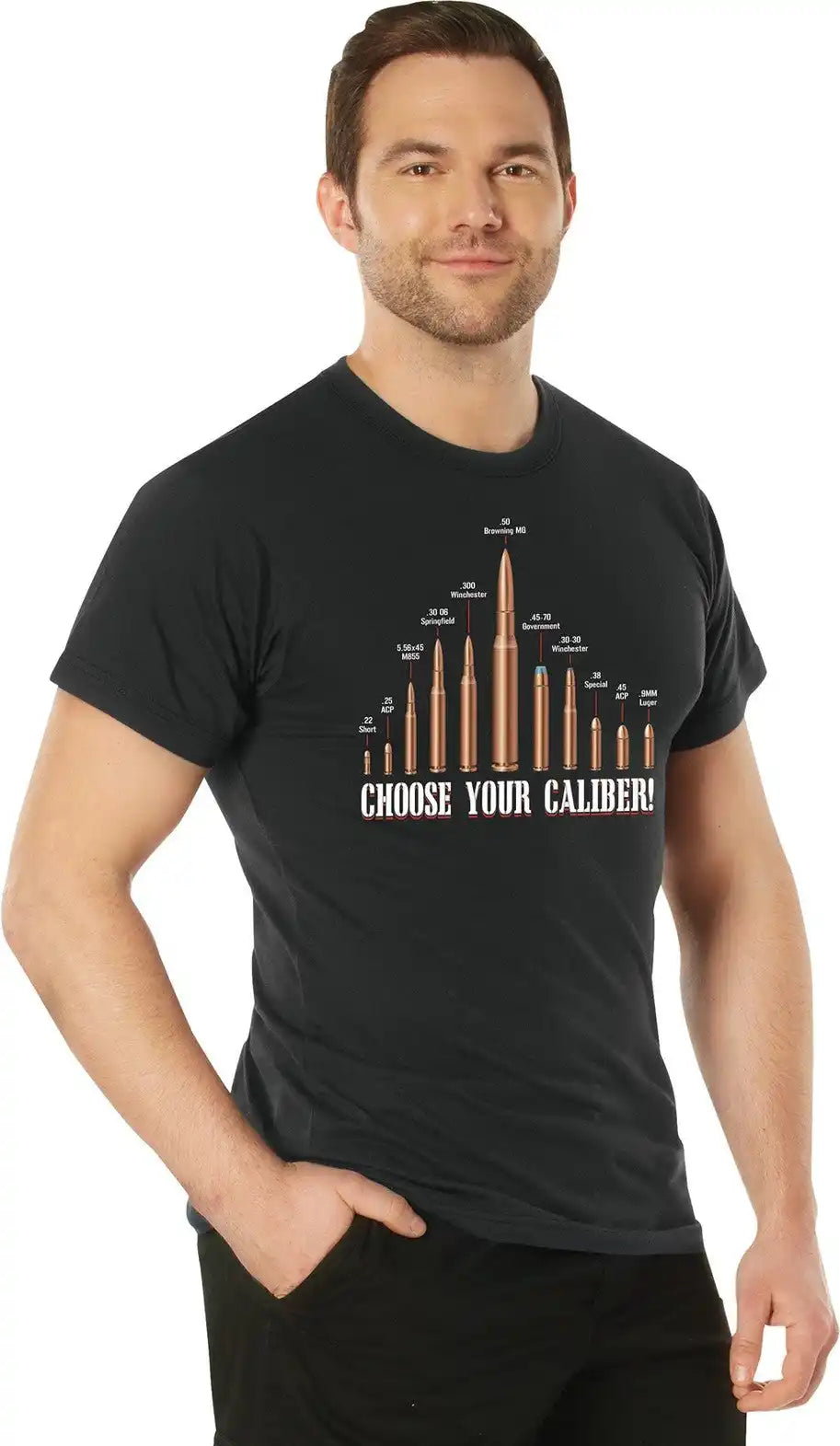 Rothco Vintage ?Choose your Caliber’ t Shirt