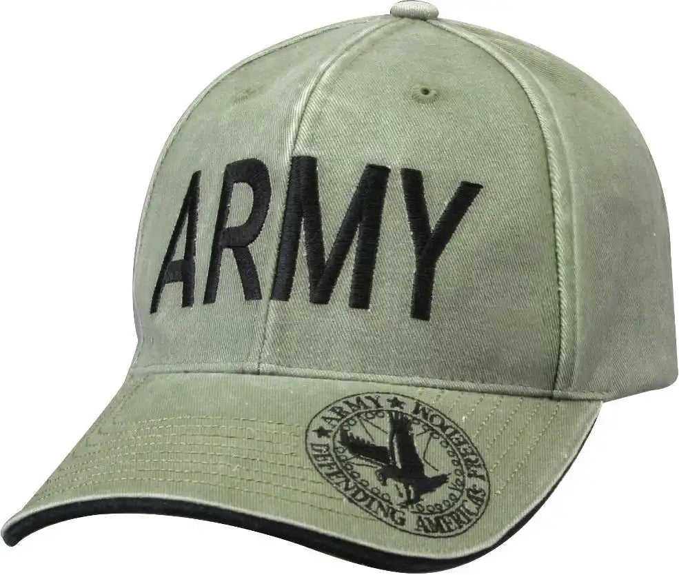 Rothco Vintage Deluxe Army Low Profile Insignia Cap