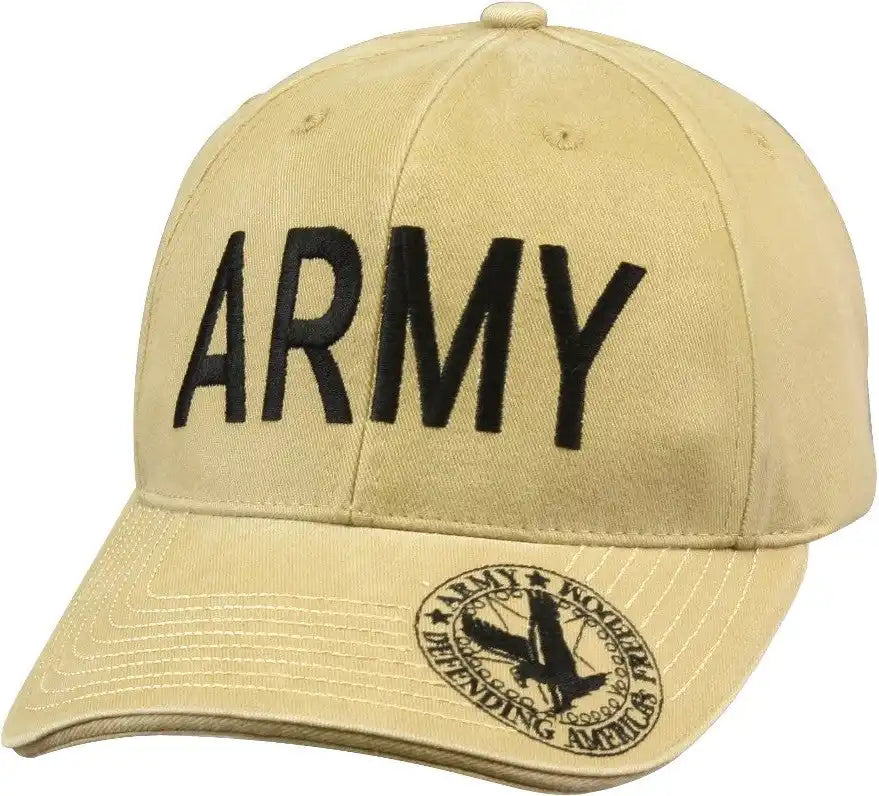 Rothco Vintage Deluxe Army Low Profile Insignia Cap
