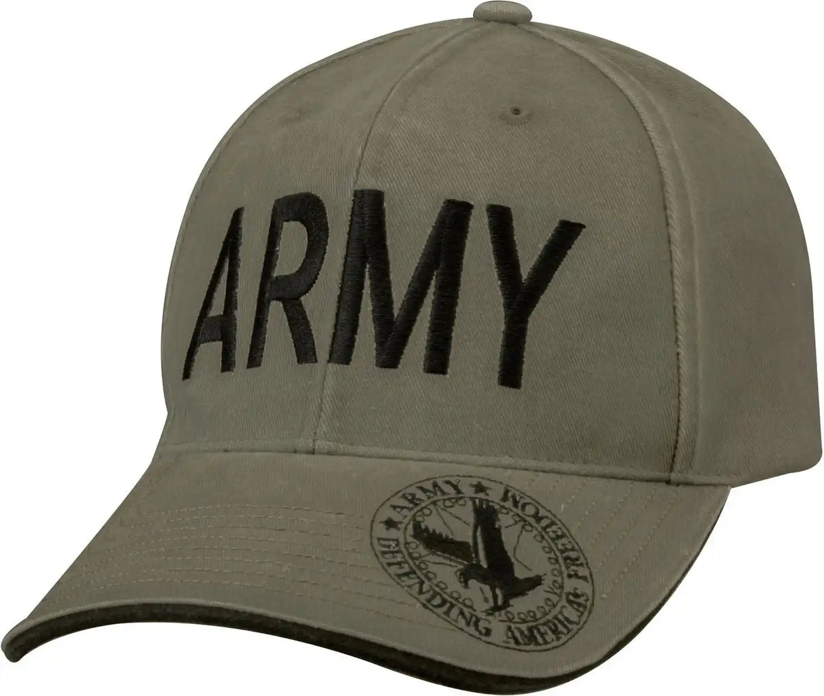Rothco Vintage Deluxe Army Low Profile Insignia Cap Olive Drab