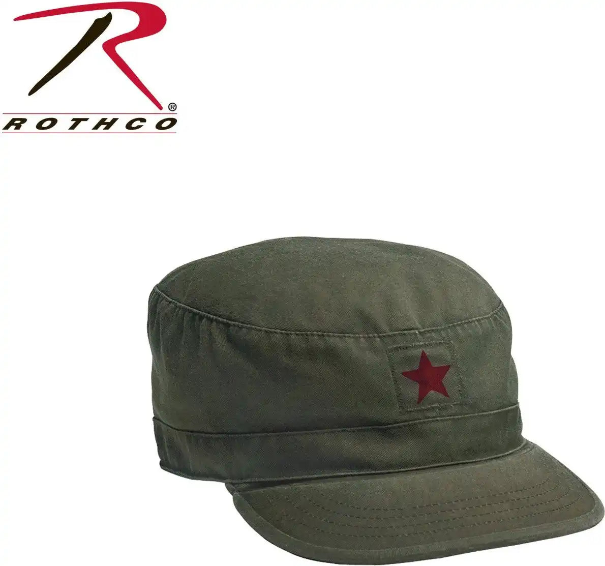 Rothco Vintage Fatigue Cap W/ Red Star
