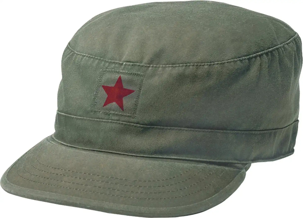Rothco Vintage Fatigue Cap W/ Red Star