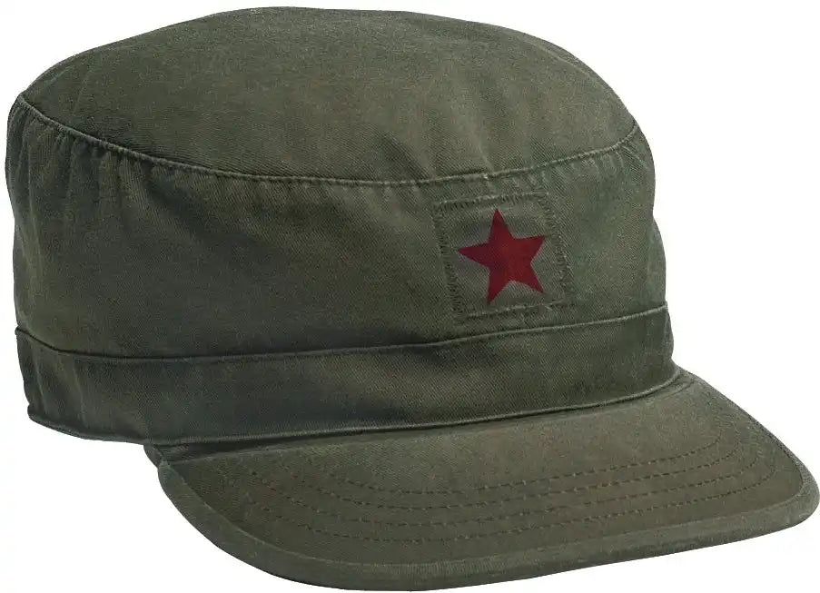 Rothco Vintage Fatigue Cap W/ Red Star