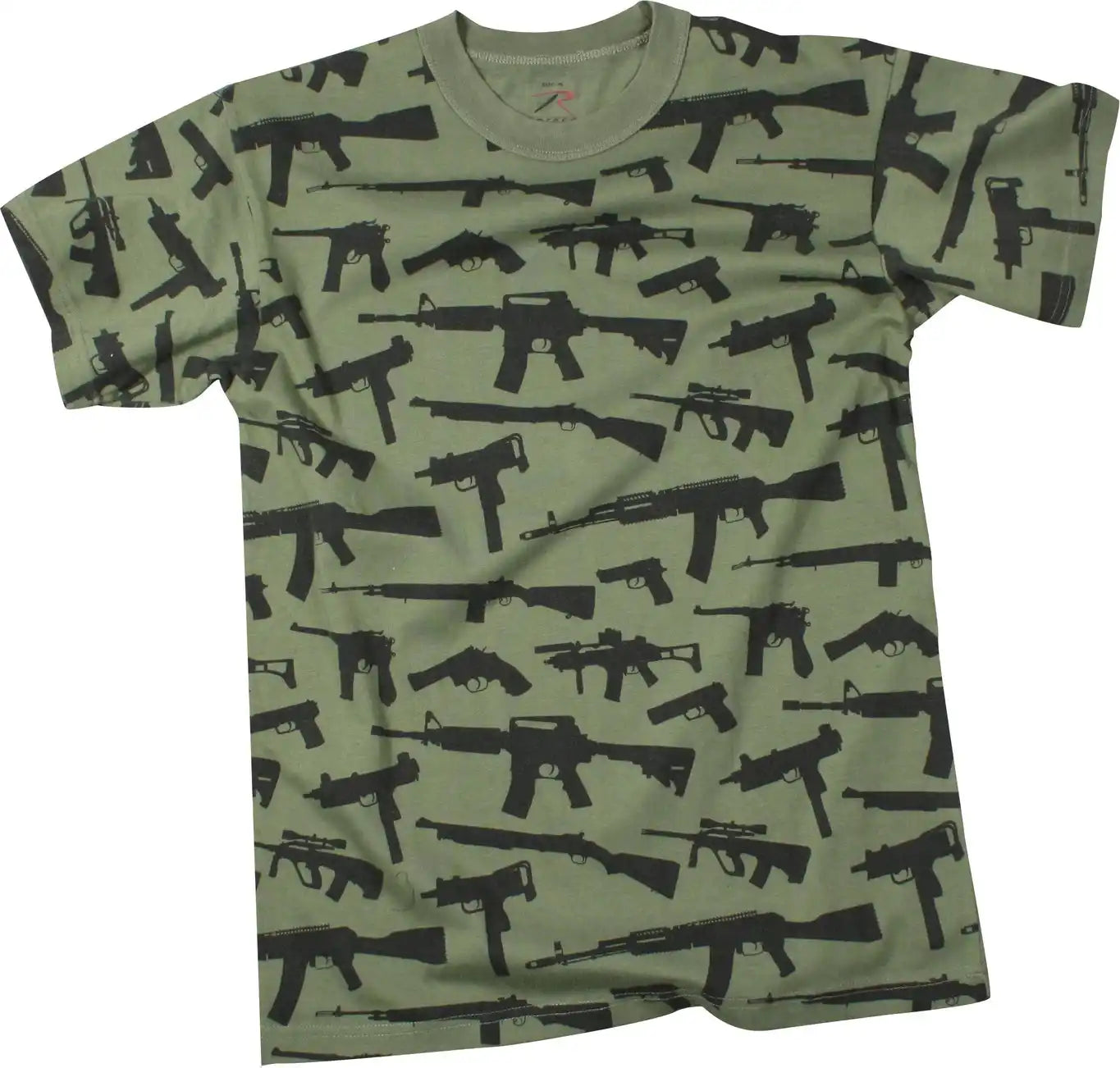 Rothco Vintage ?Guns’ t Shirt Olive Drab / s