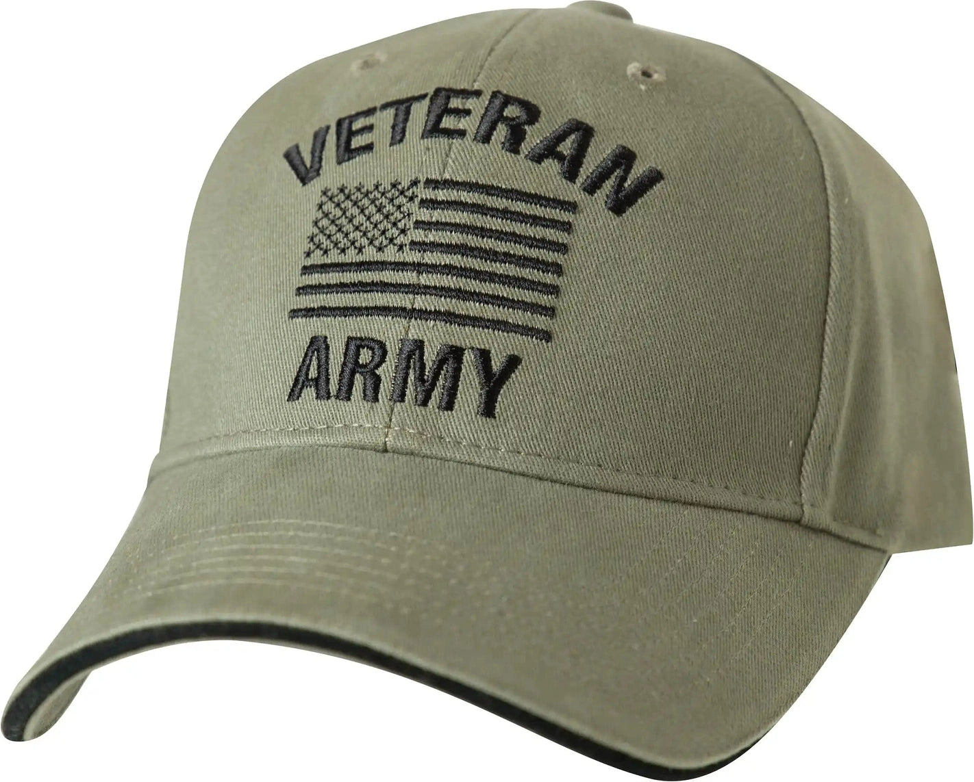 Rothco Vintage Low Profile Cap Army Veteran Olive Drab / one Size