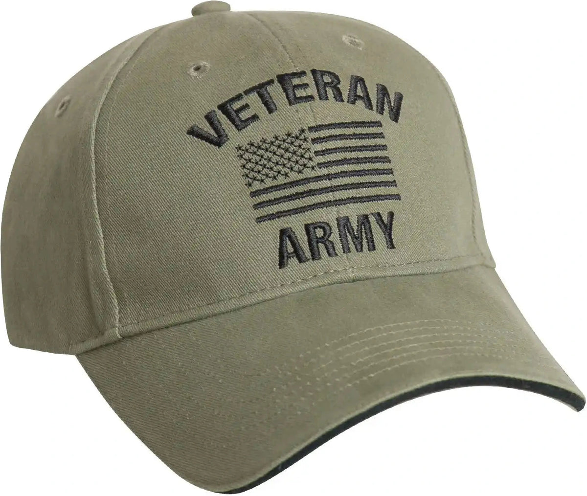 Rothco Vintage Low Profile Cap Army Veteran Olive Drab / one Size