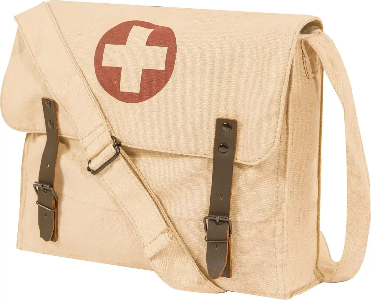 Rothco Vintage Medic Canvas Bag with Cross