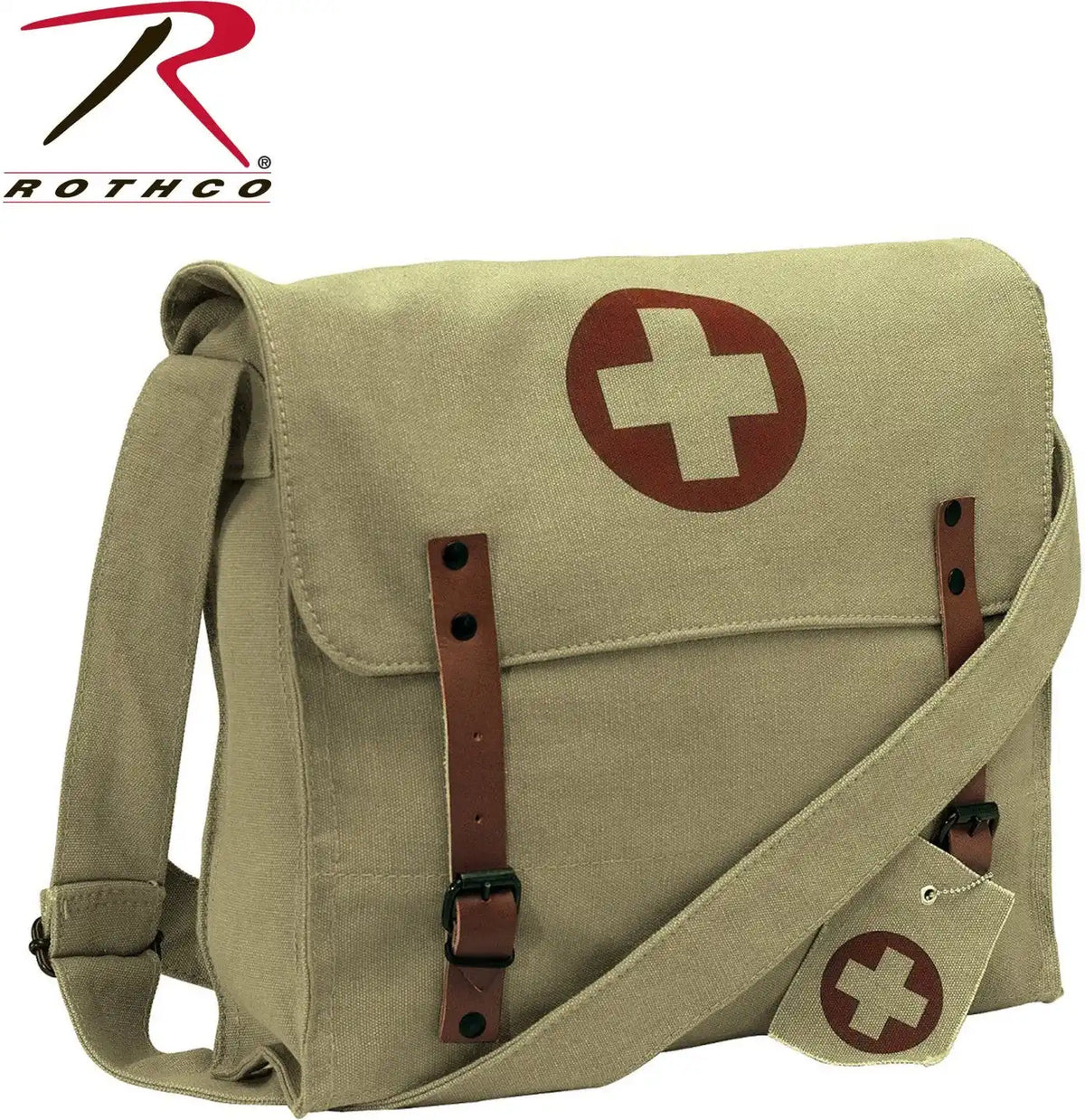 Rothco Vintage Medic Canvas Bag with Cross