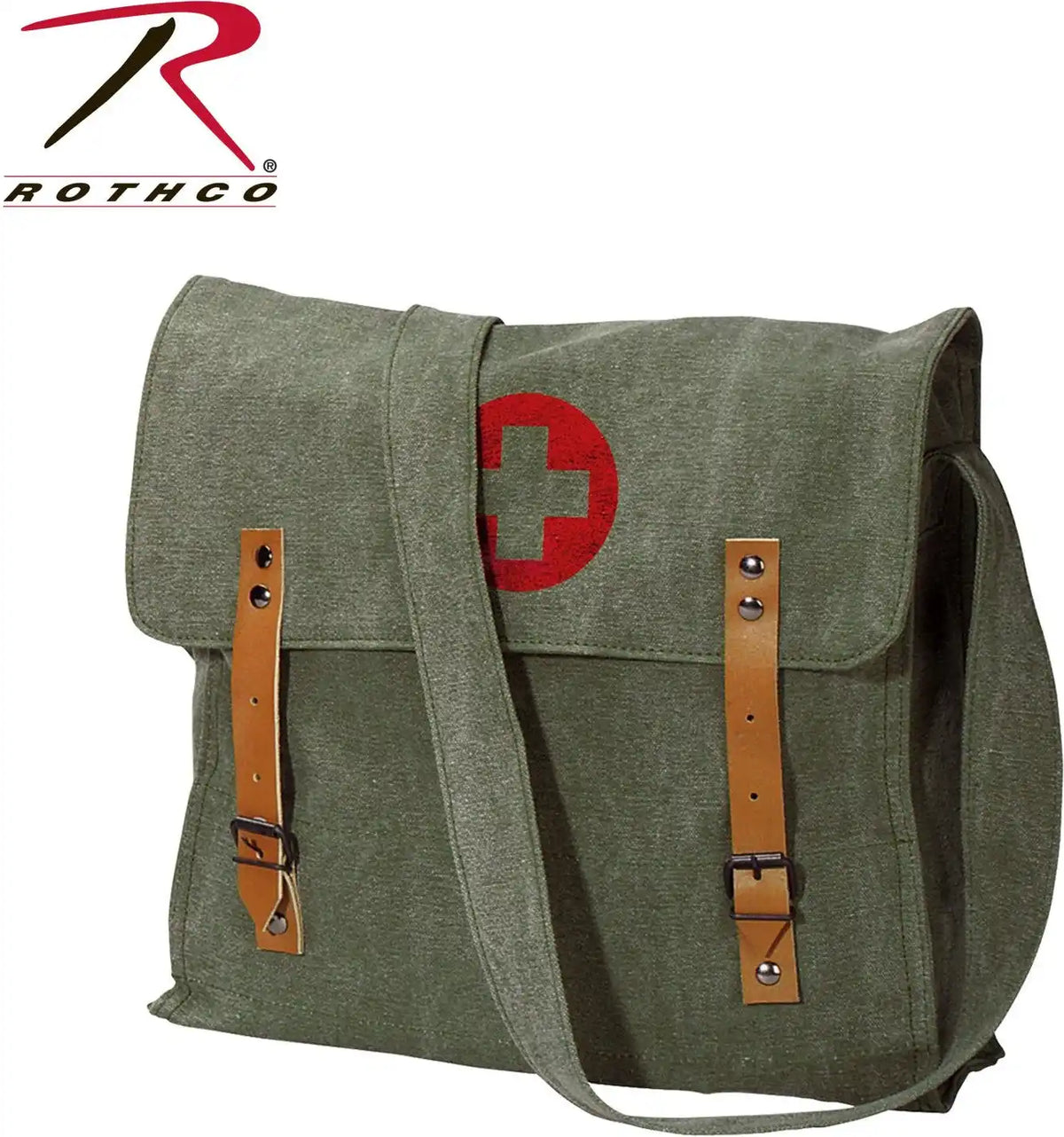 Rothco Vintage Medic Canvas Bag with Cross
