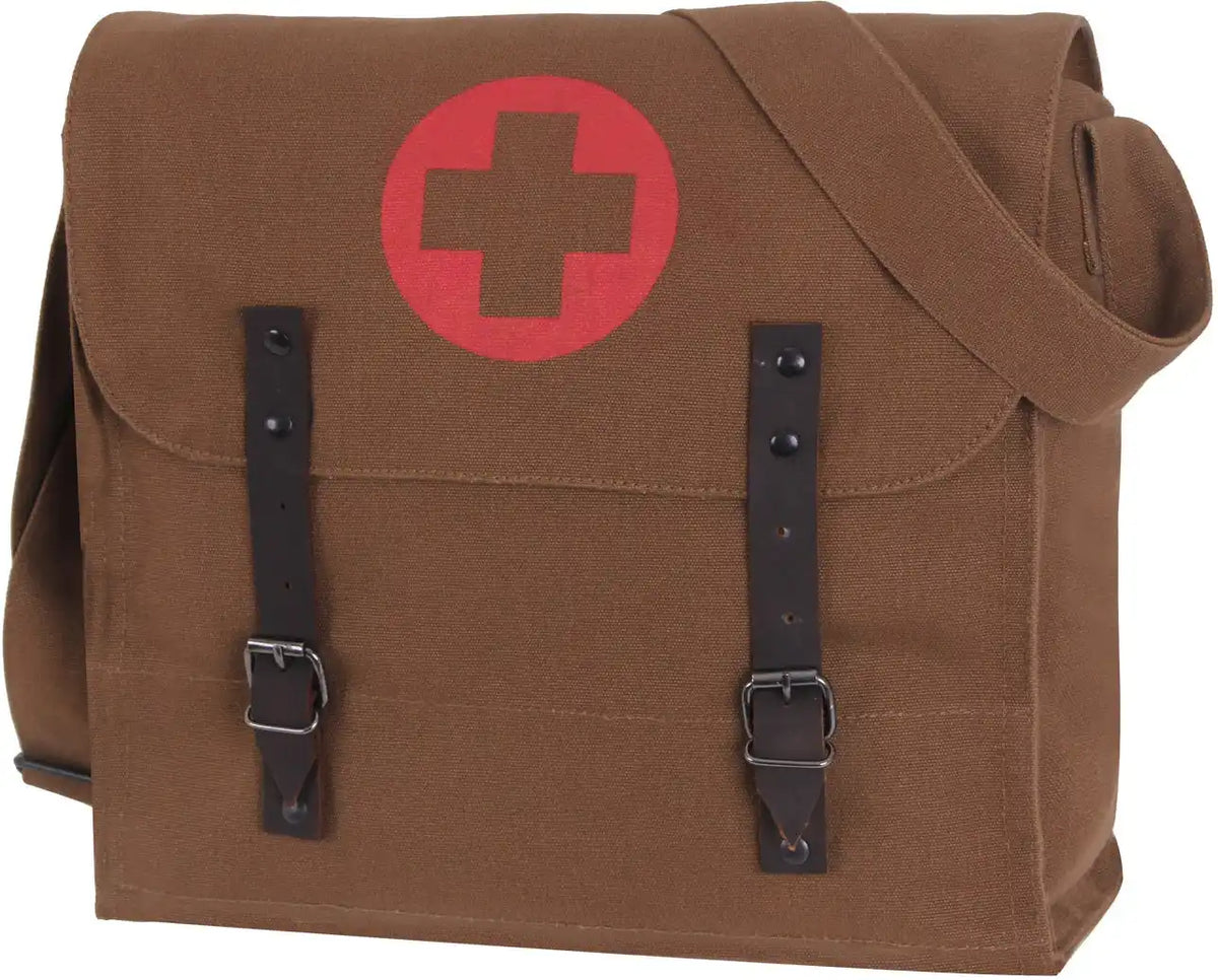 Rothco Vintage Medic Canvas Bag with Cross