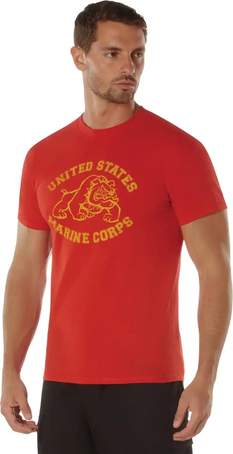 Rothco Vintage U.s. Marine Bulldog t Shirt