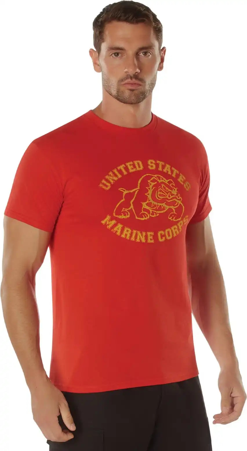Rothco Vintage U.s. Marine Bulldog t Shirt