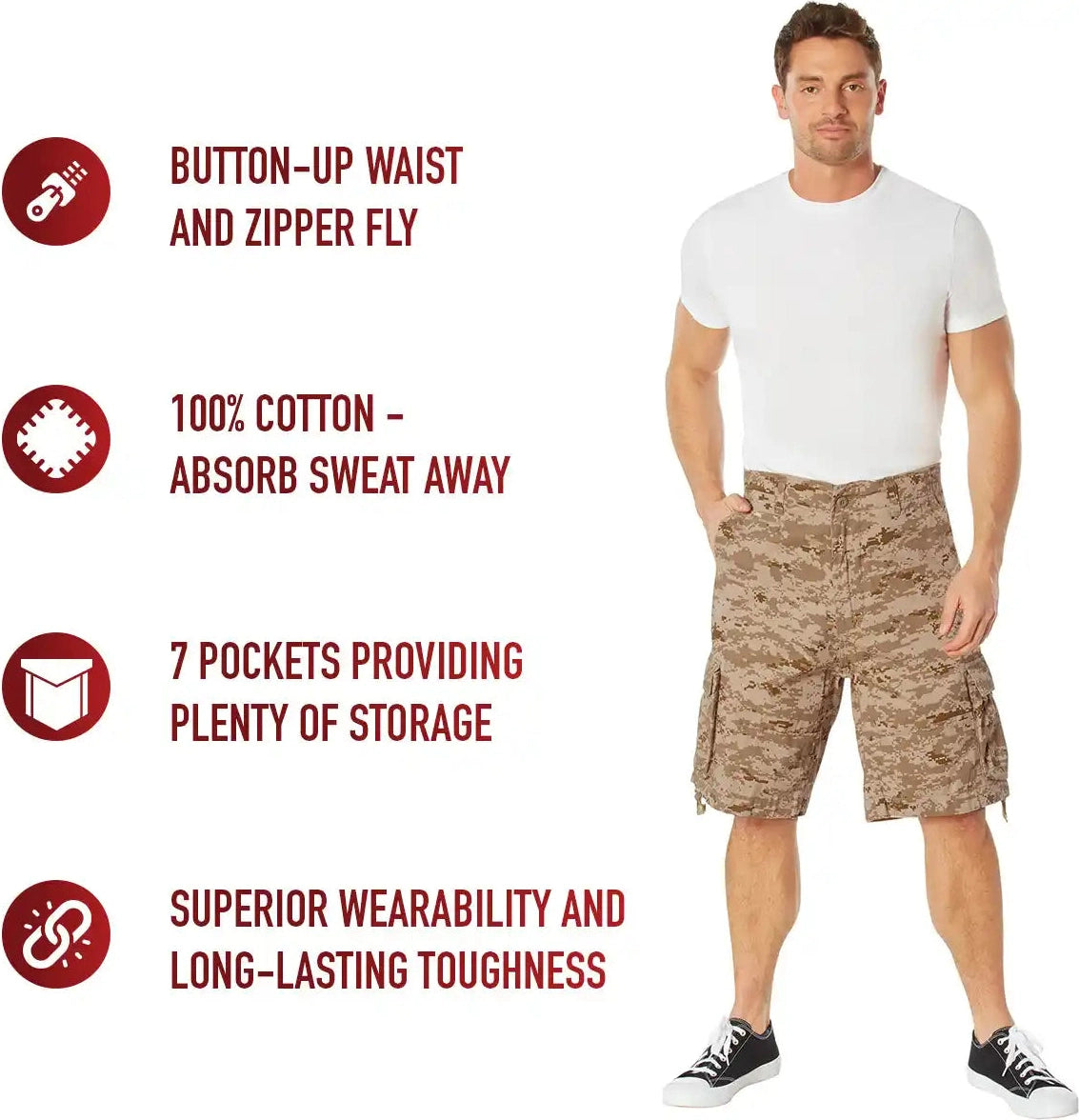 Rothco Vintage Utility Cargo Shorts