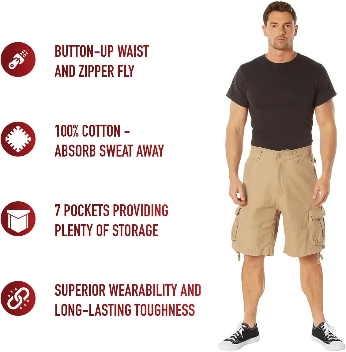 Rothco Vintage Utility Cargo Shorts