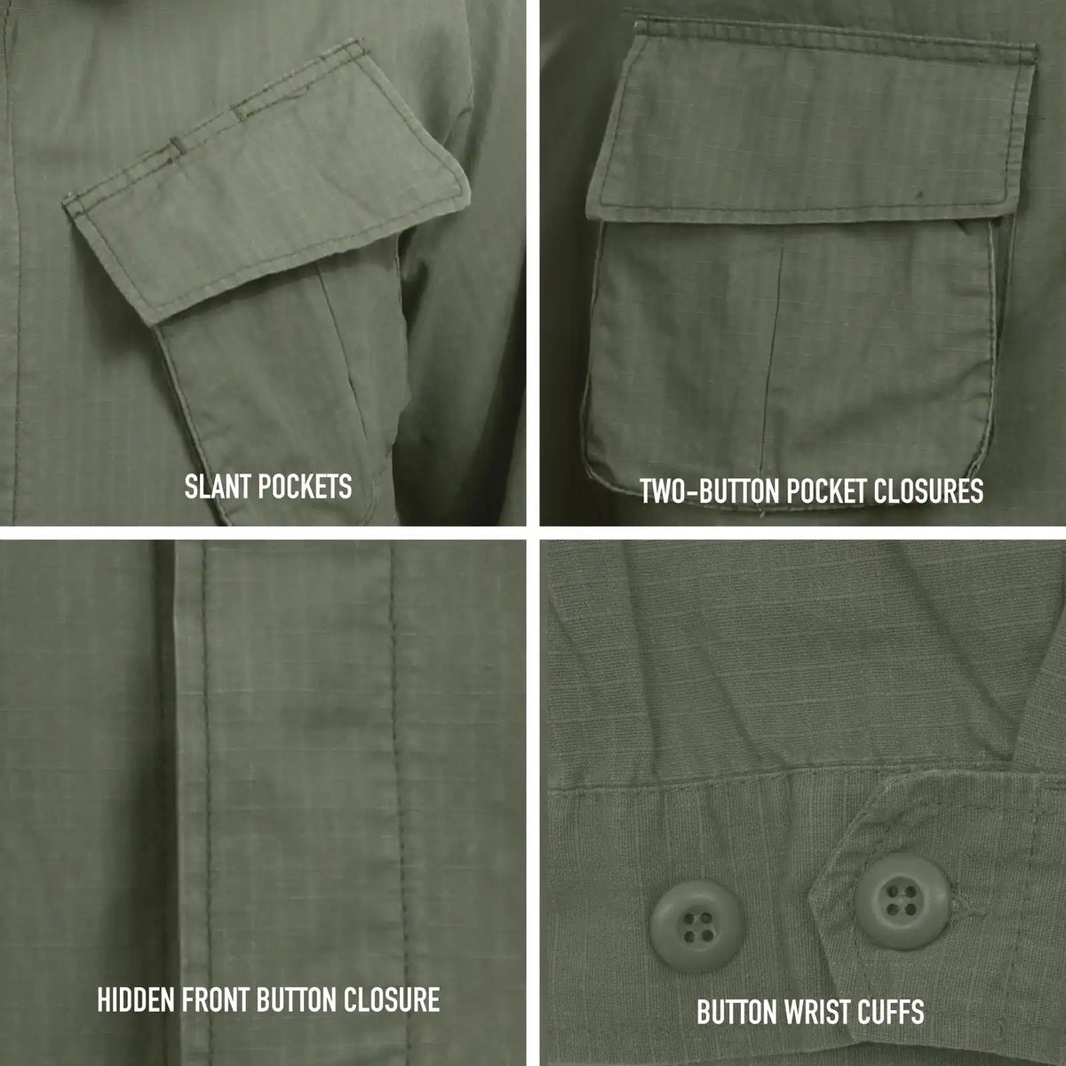 Rothco Vintage Vietnam Fatigue Rip Stop Shirt