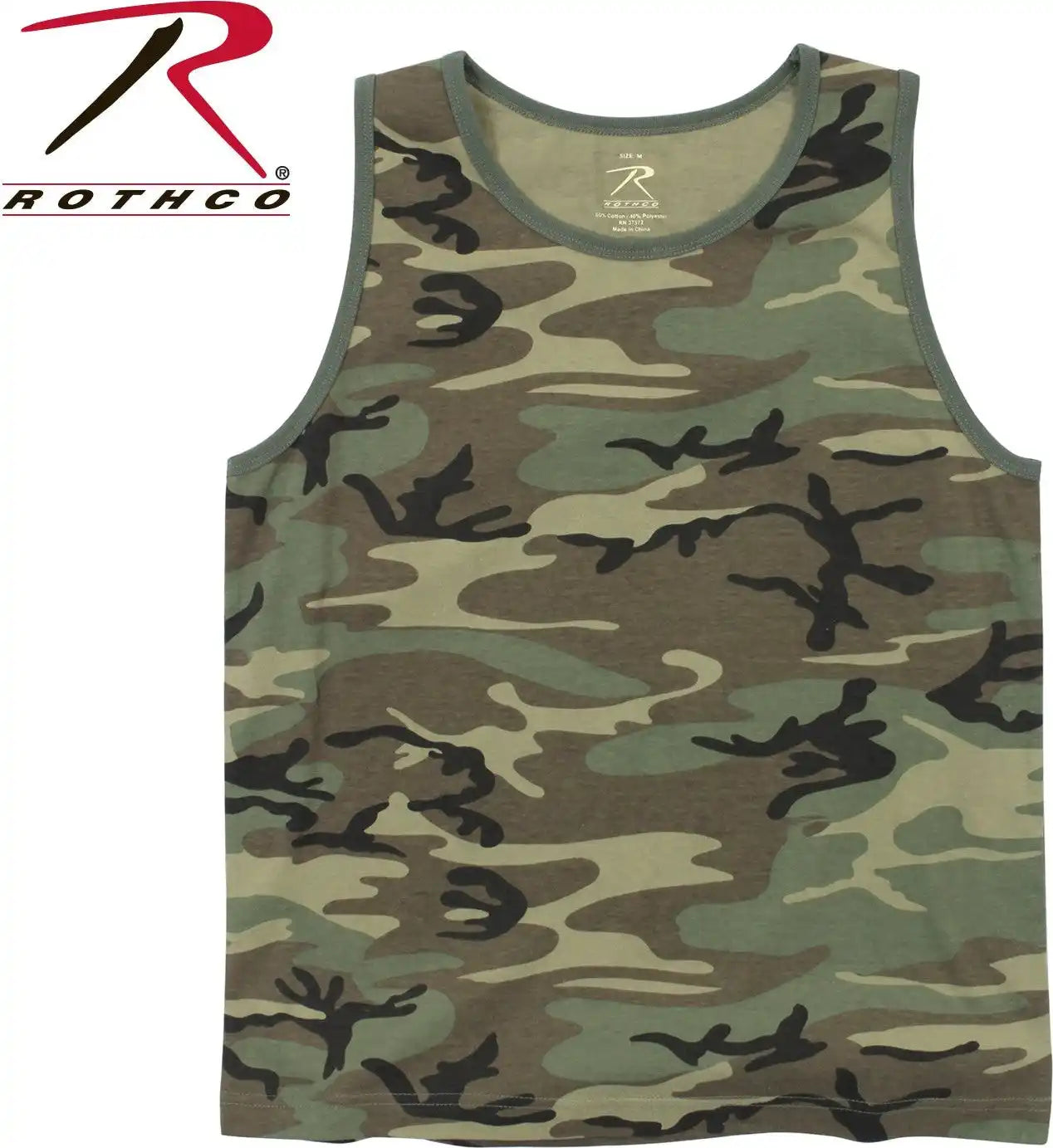 Rothco Vintage Woodland Camo Tank Top