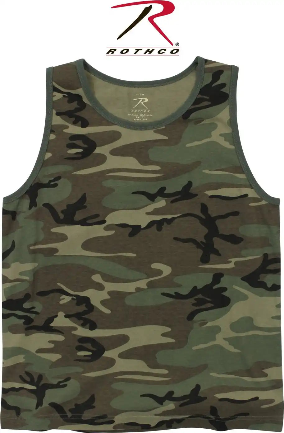 Rothco Vintage Woodland Camo Tank Top