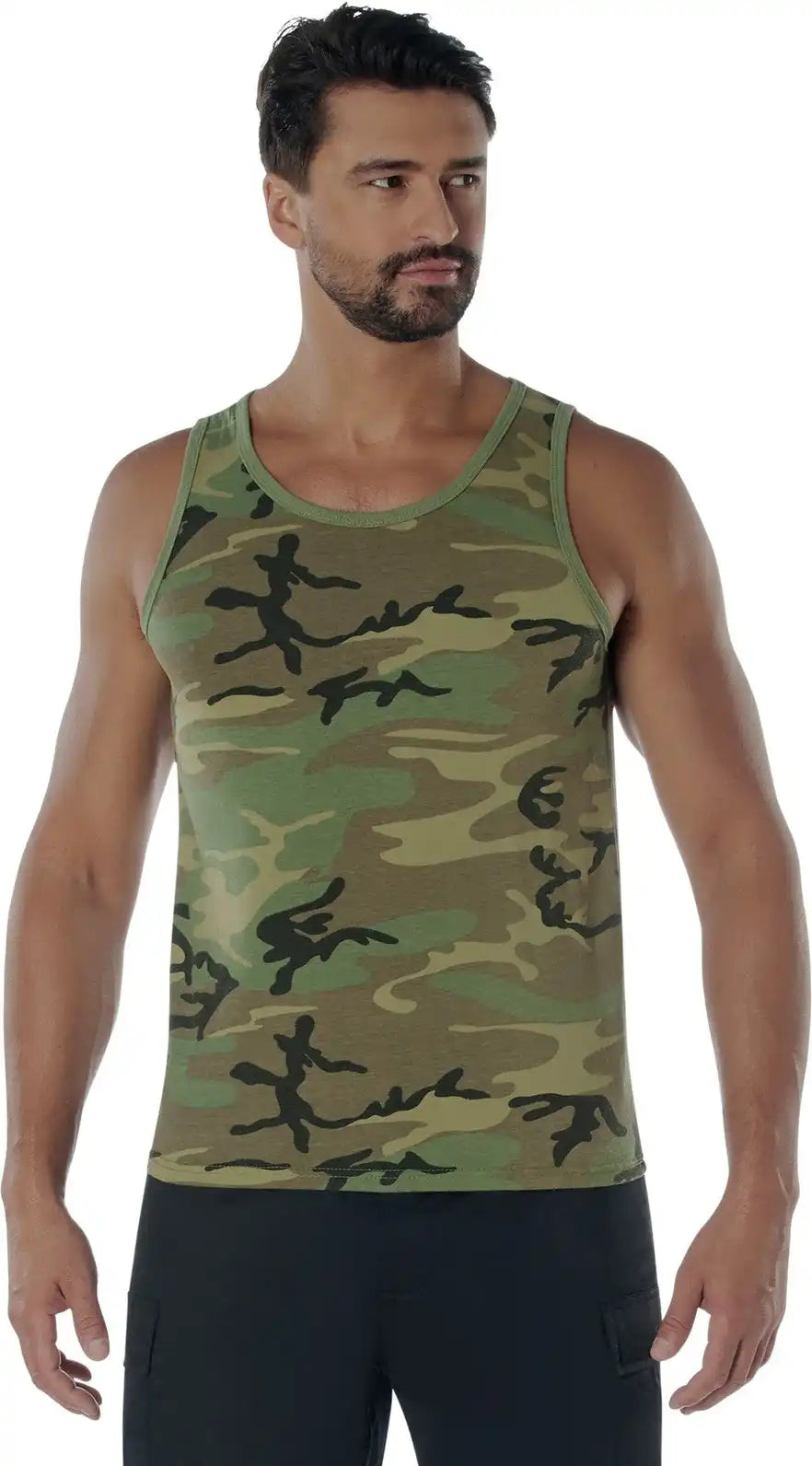 Rothco Vintage Woodland Camo Tank Top s