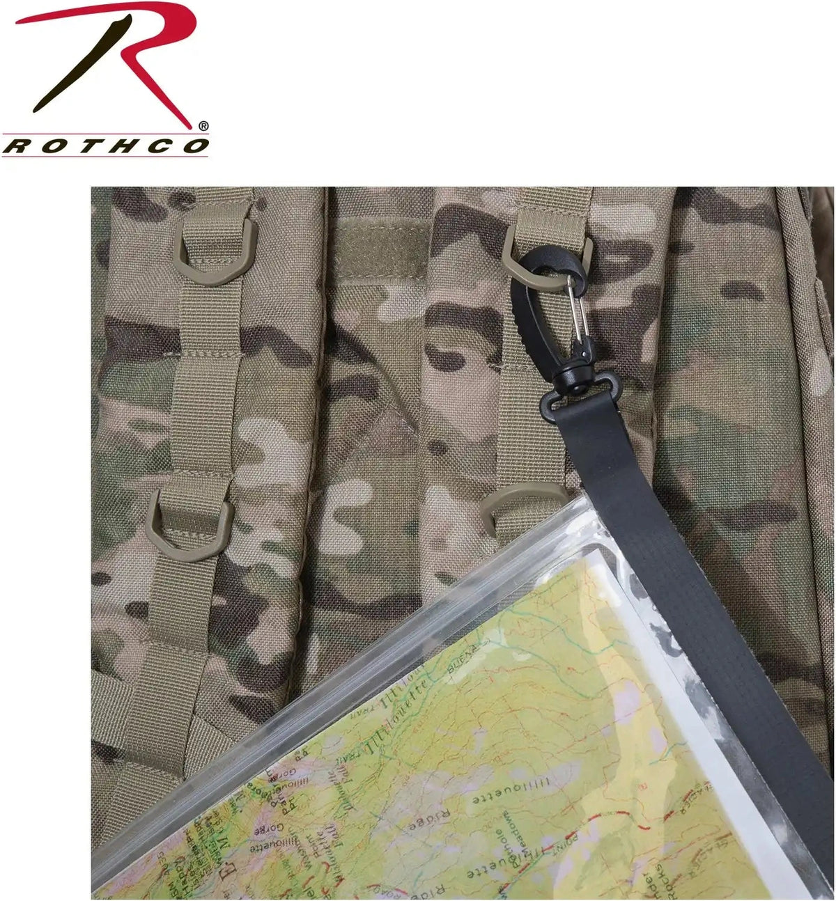 Rothco Waterproof Map &amp; Document Case Clear / one Size
