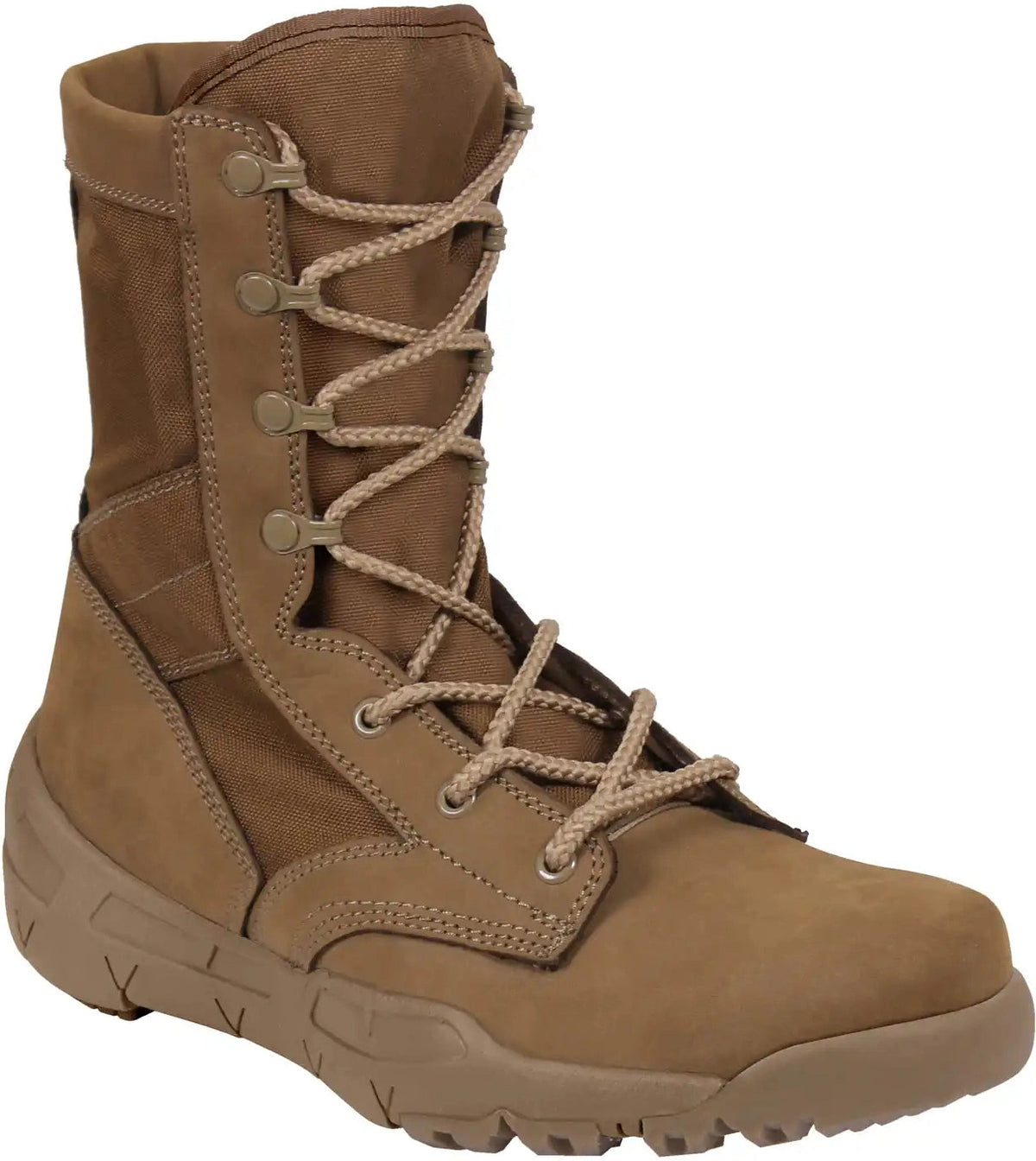 Rothco Waterproof v Max Lightweight Tactical Boots Ar 670 1 Coyote Brown 8.5 Inch / 6