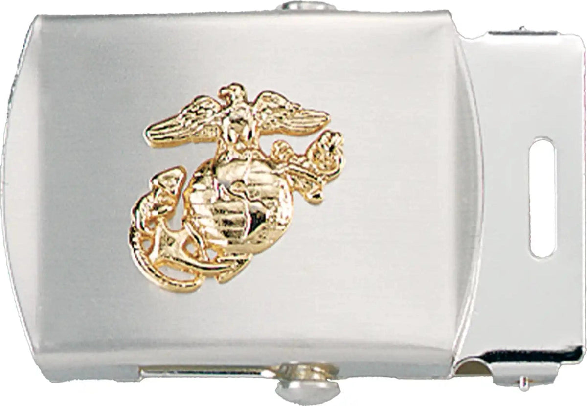 Rothco Web Belt Buckles with Usmc Emblem Black