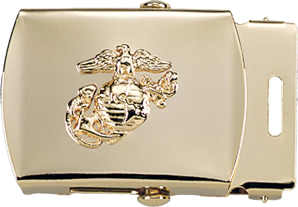 Rothco Web Belt Buckles with Usmc Emblem Black
