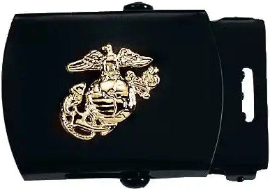 Rothco Web Belt Buckles with Usmc Emblem Black