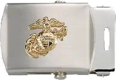 Rothco Web Belt Buckles with Usmc Emblem Black