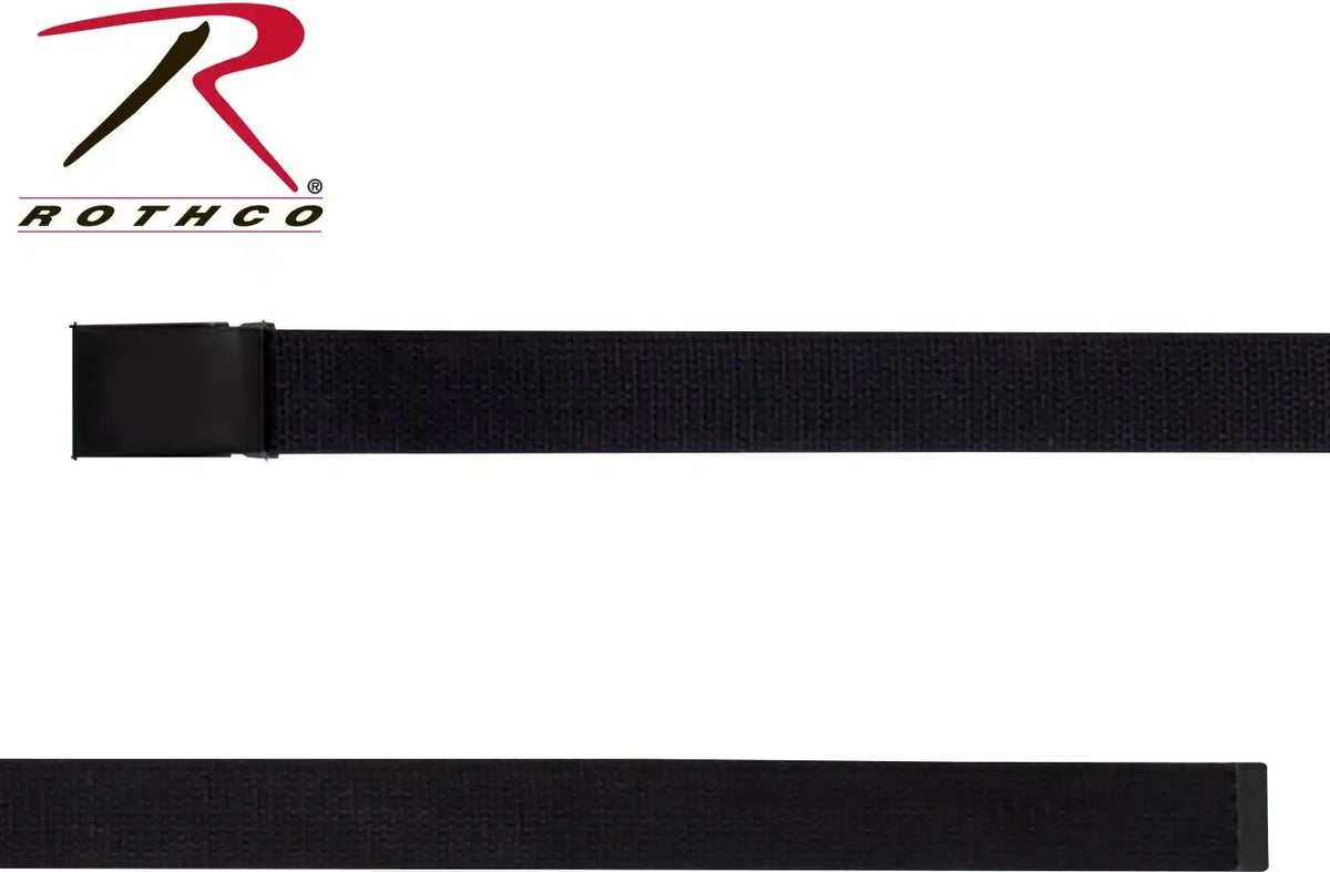 Rothco Web Belts with Flip Buckle Black