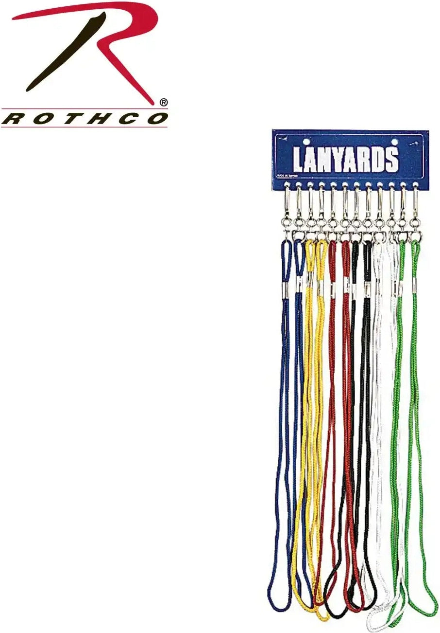 Rothco Whistle Lanyards Black