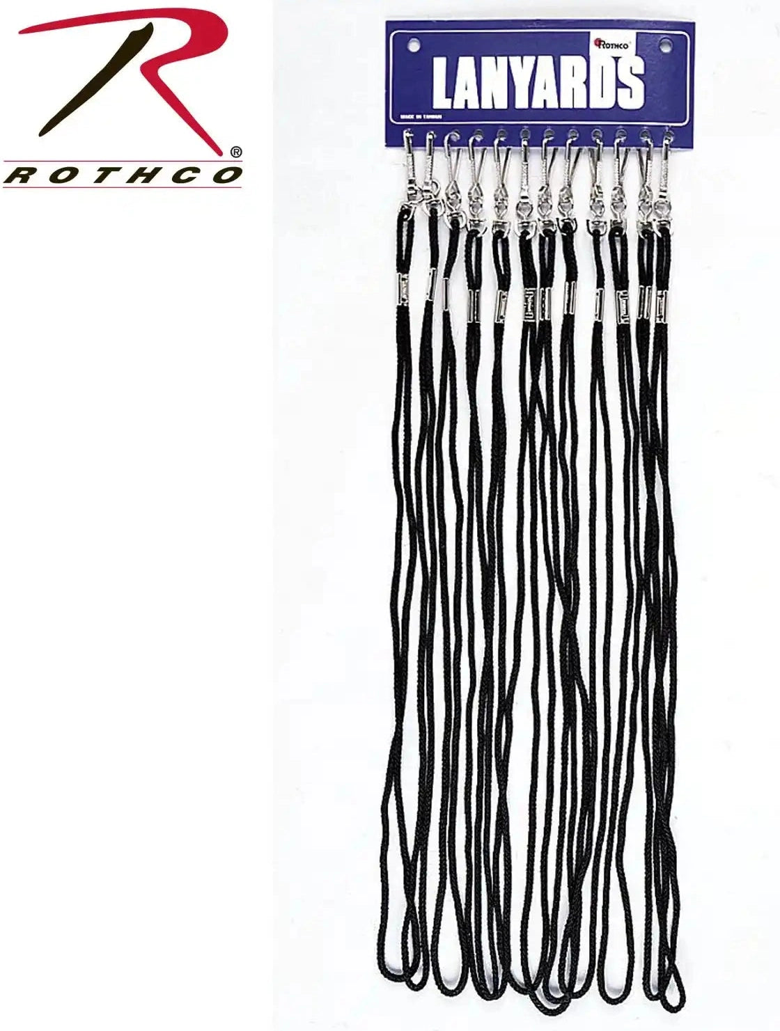 Rothco Whistle Lanyards Black