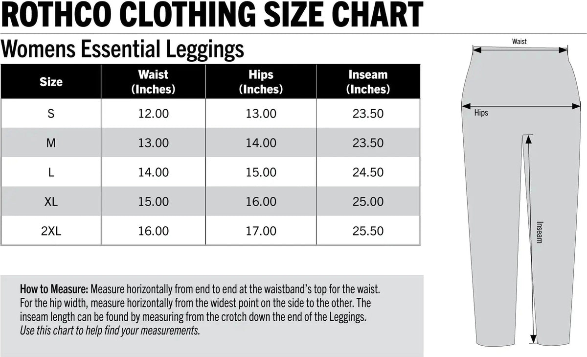 Rothco Womens Essential Leggings