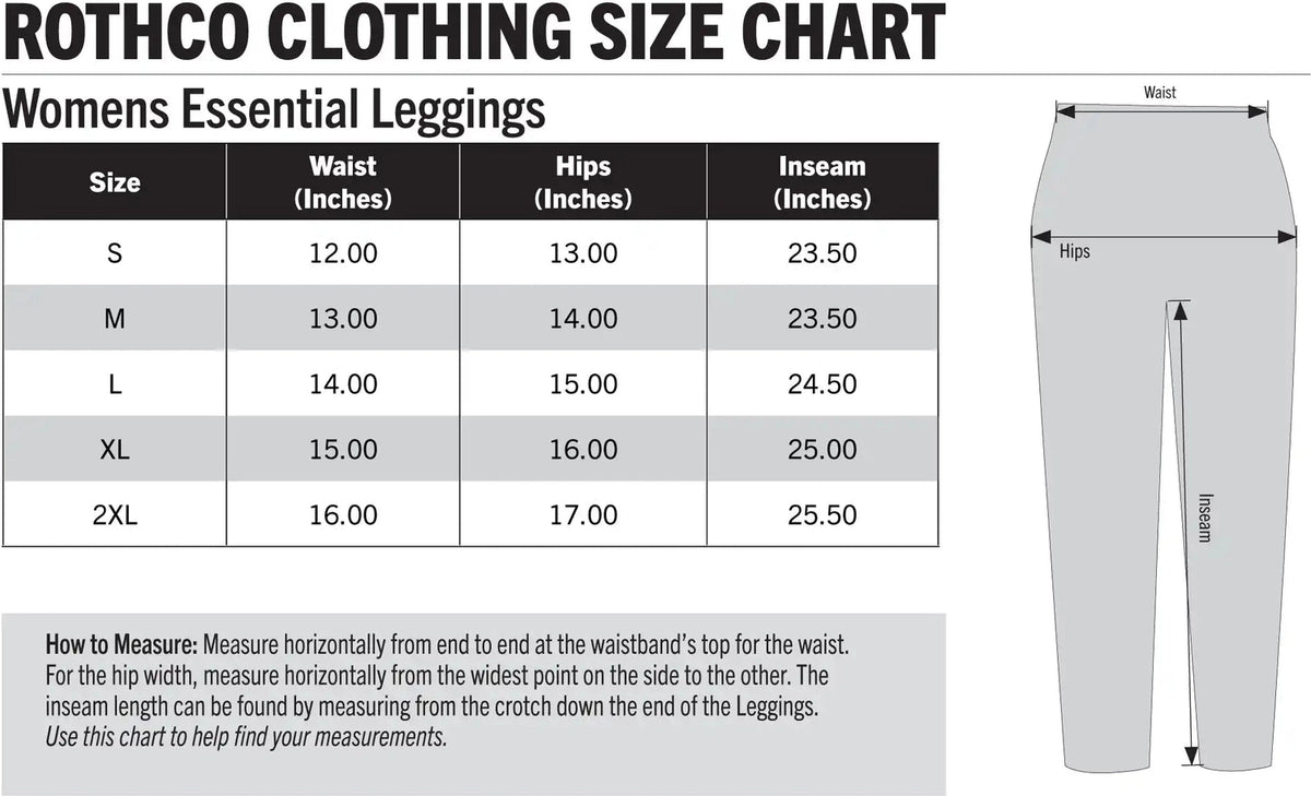 Rothco Womens Essential Leggings