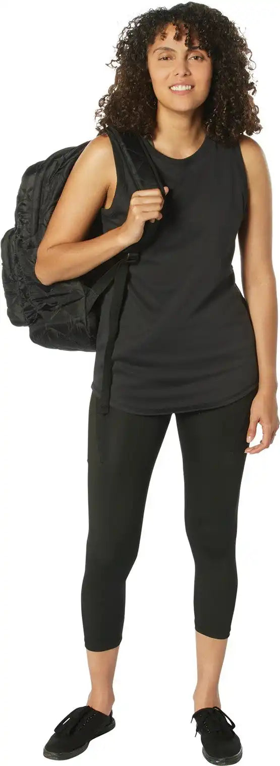 Rothco Womens Essential Moisture Wicking Tank Top Black / s
