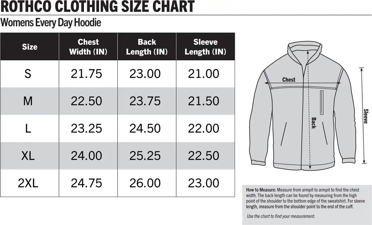 Rothco Womens Every Day Hoodie
