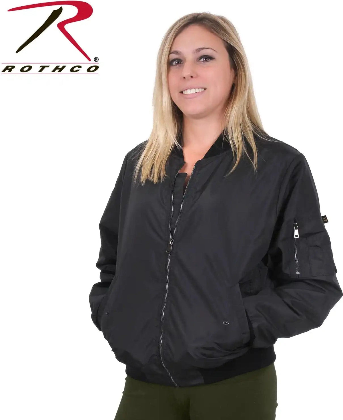 Rothco Womens Lightweight Ma 1 Flight Jacket