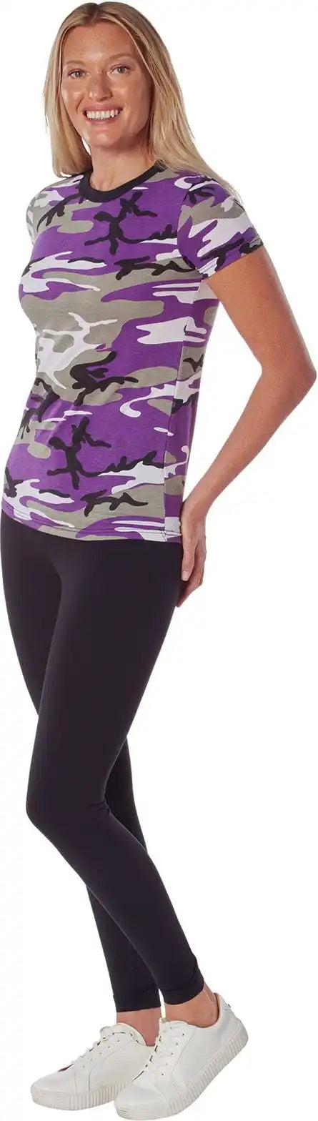 Rothco Womens Long Length Camo t Shirt