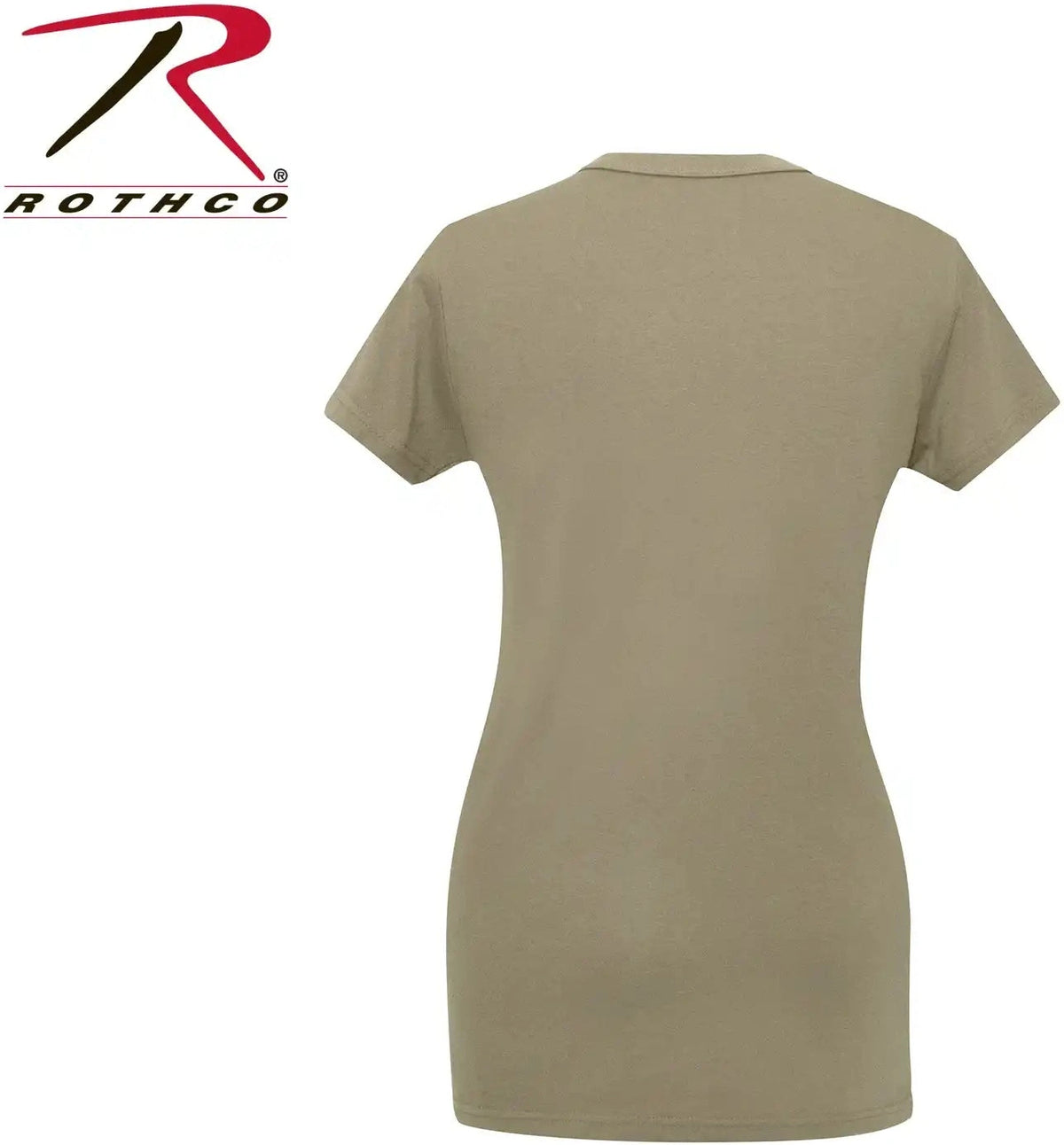Rothco Womens Longer t Shirt Coyote Brown / 2xl