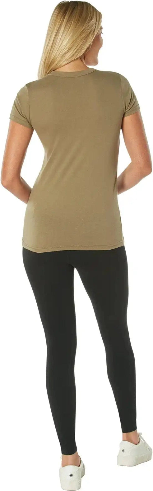 Rothco Womens Longer t Shirt Coyote Brown / 2xl