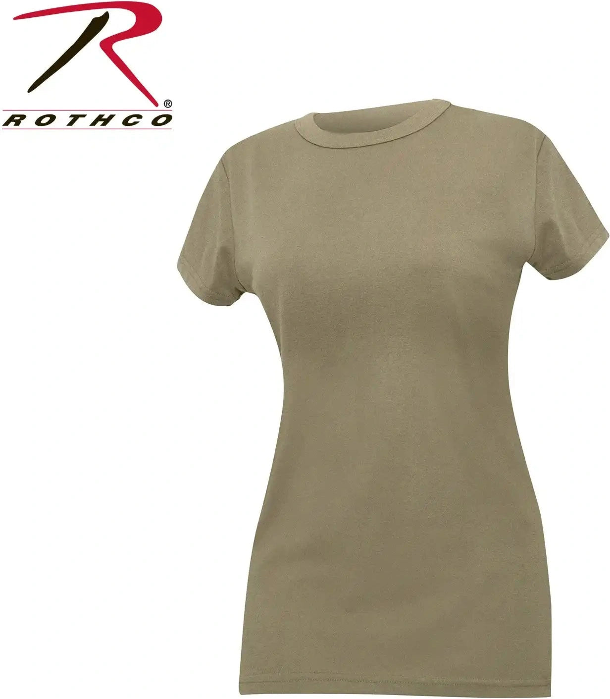 Rothco Womens Longer t Shirt Coyote Brown / 2xl