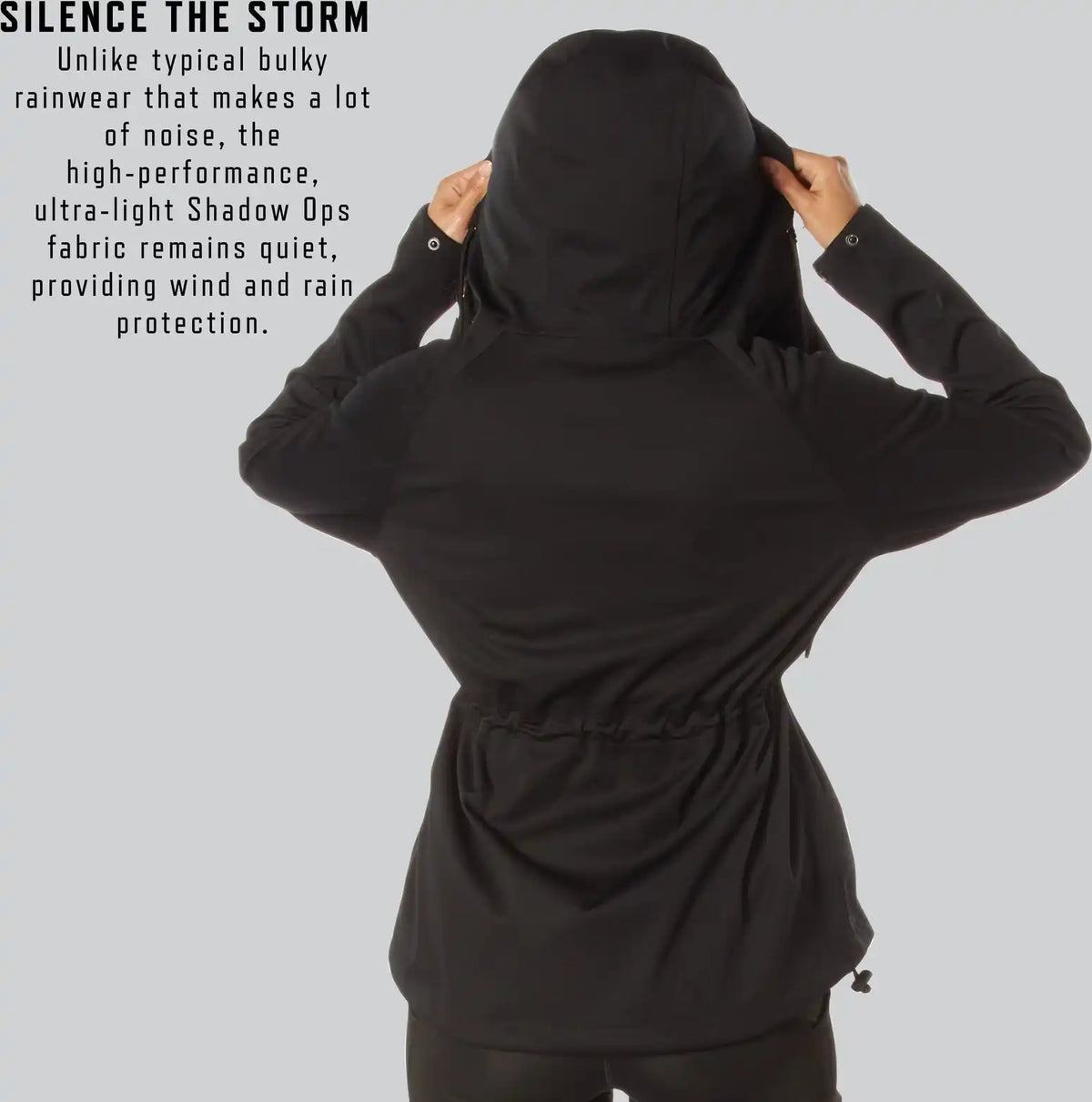 Rothco Womens Shadow Ops Waterproof Rain Jacket